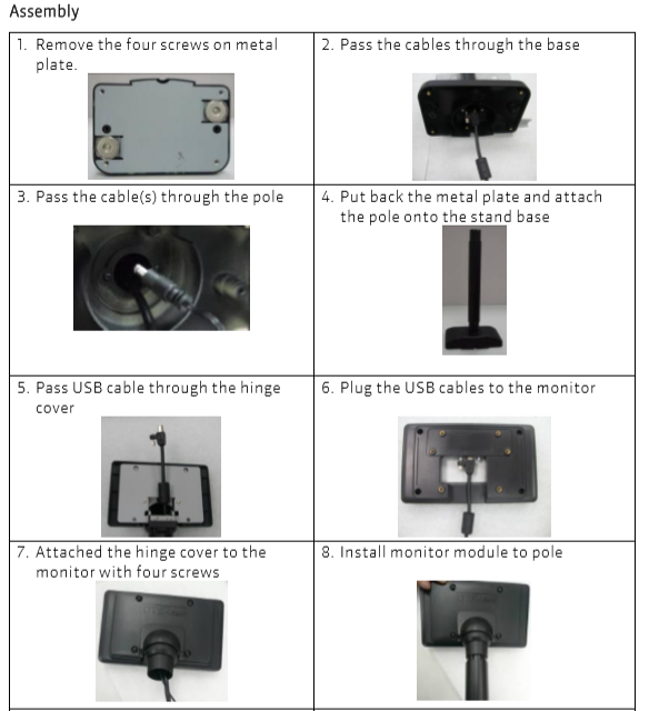 LV3000 LCD Pole Display Installation Guide image 1