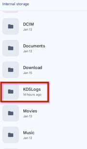 kdslogs location